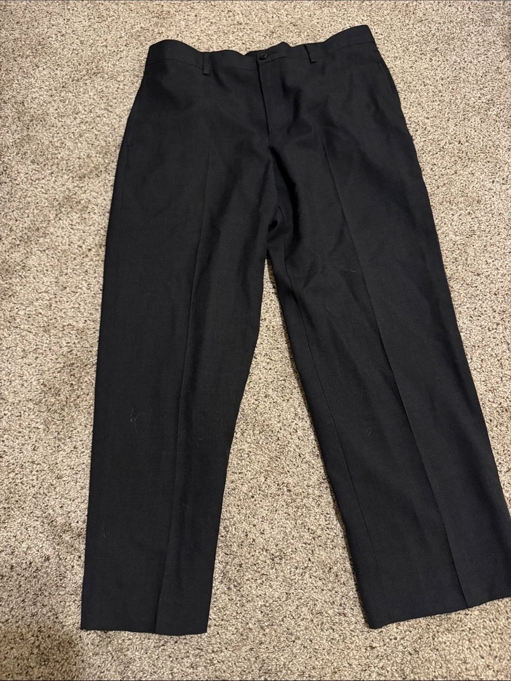 L.L. Bean Men’s Classic Fit Black Dress Pants size 35x30 - 100% Wool